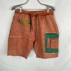 Unisex shorts pink light brown green fashion brand